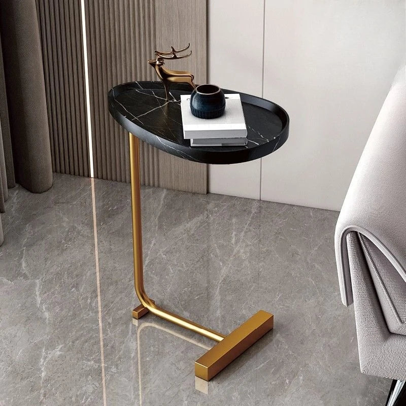Nirethia - C-Vormige Mobiele Bijzettafel Ideaal voor Bank of Bed - Image 10