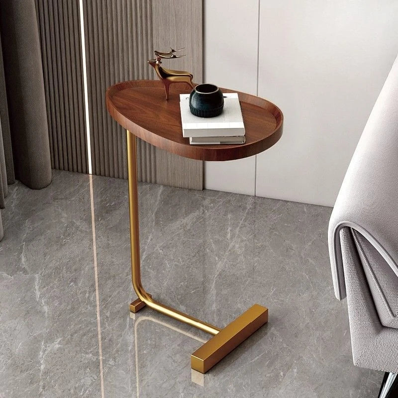 Nirethia - C-Vormige Mobiele Bijzettafel Ideaal voor Bank of Bed - Image 9