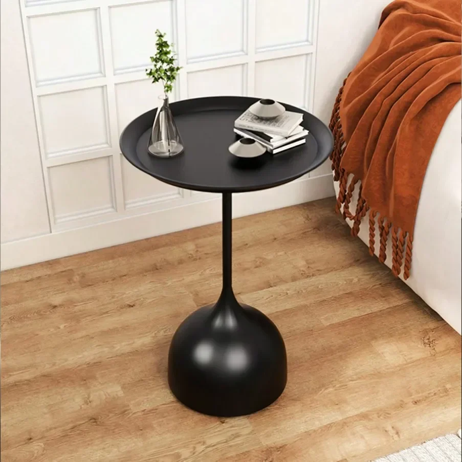 Valessia - Scandinavische Ronde Bijzettafel van Metaal - Image 3